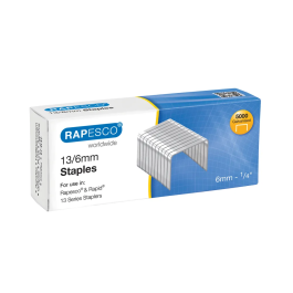 Rapesco Tacker Staples 13/6 Mm Box 5000
