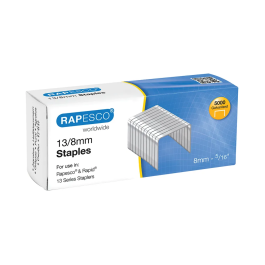 Rapesco Tacker Staples 13/8 Mm Box 5000