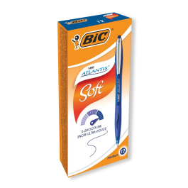 Bic Atlantis Premium Ballpoint Pen Medium Blue
