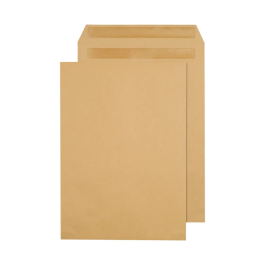 Essential Business Envelopes C4 Self-Seal 90 gsm Manilla Pk 25