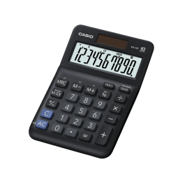 Casio MS-10F 10 Digit Desk Calculator Black