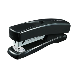 Q-Connect Half Strip Plastic Stapler Black