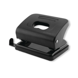 Q-Connect Hole Punch Medium Duty 20 Sheets Black