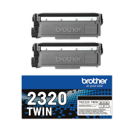 Brother TN-2320TWIN High Yield Black Toner Cartridge Twinpack