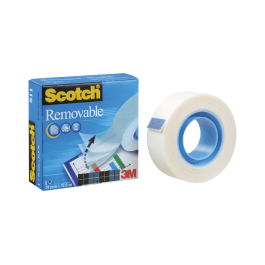3M Scotch Removable Magic Tape 19mmx33m Single Roll