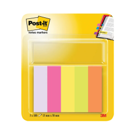 3M Post-it Page Markers Assorted Pack 500