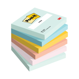 3M Post-it Notes Beachside Colour 76x76mm Pack 6
