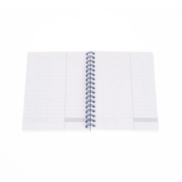 Collins Ideal A6 Cashbook Wiro Single Cash 120 Pages Blue