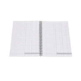 Collins Ideal A5 Cashbook Wiro Double Cash 120 Pages Green