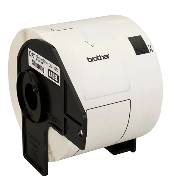 Brother Black on White Paper Shipping Labels DK11202 - Image 2