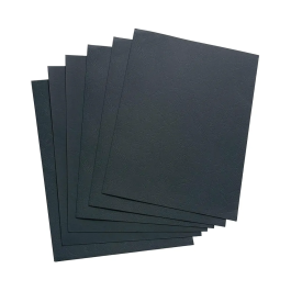 5 Star Binding Covers A4 240gsm Leather Grain Black Pack 100