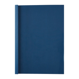 GBC LeatherGrain ThermaBind A4 Cover 1.5mm Blue Pack 100
