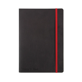 Black n’ Red Soft Cover Notebook A5 Black