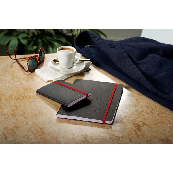 Black n' Red Soft Cover Notebook A6 Black - Image 4