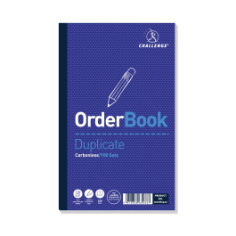 Challenge Carbonless Duplicate Order Book 210x130mm