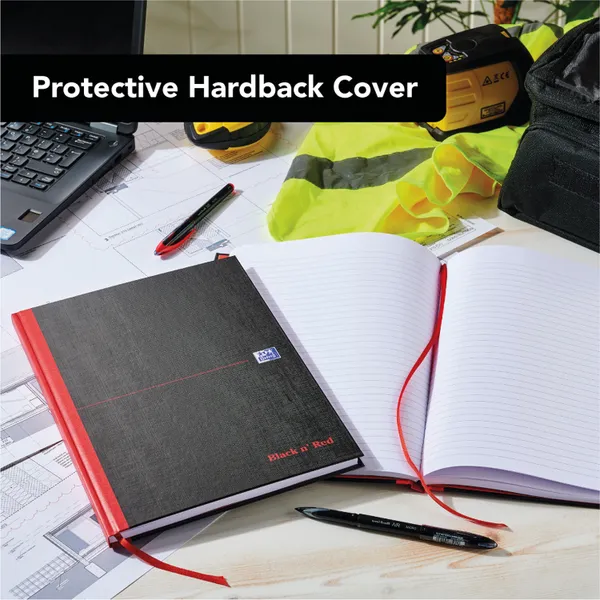 Black n' Red Casebound Hardback Notebooks - Image 3