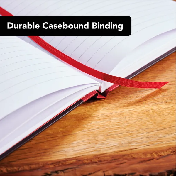 Black n' Red Casebound Hardback Notebooks - Image 4