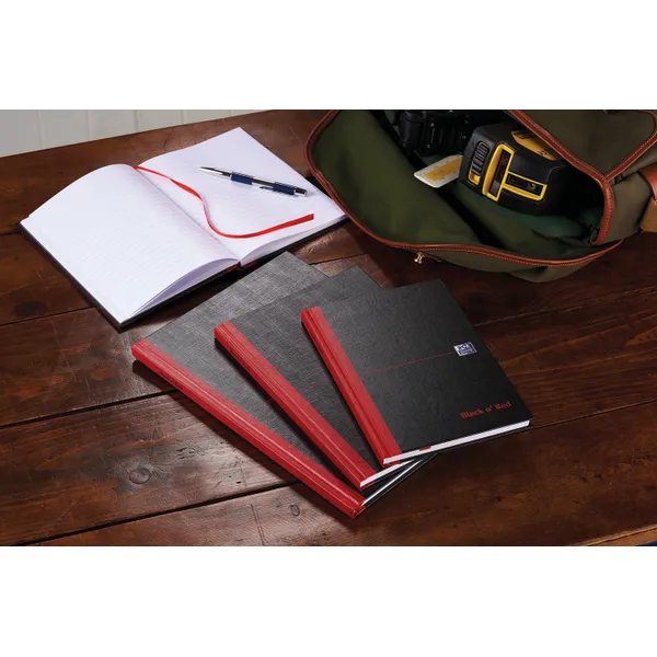 Black n' Red Casebound Hardback Notebooks
