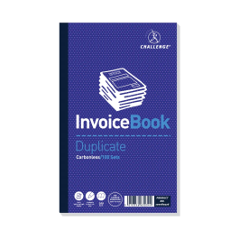 Challenge Carbonless Duplicate Invoice Book 210x130mm