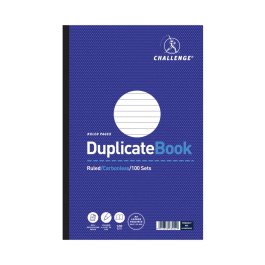 Challenge Carbonless Duplicate Book Ruled 297x195mm