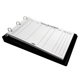 Concord Visitor Record Book Black CD14