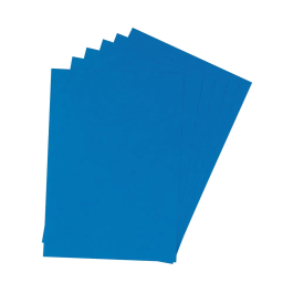 Q-Connect A4 Blue Leathergrain Comb Binder Cover Pack 100