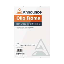 Announce Metal Clip Frame A2