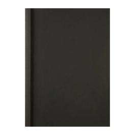 GBC LeatherGrain ThermaBind A4 Cover 1.5mm Black Pack 100