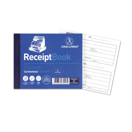 Challenge Carbonless Duplicate Receipt Book 105x130mm
