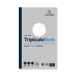 Challenge Carbonless Triplicate Book Ruled 210x130mm