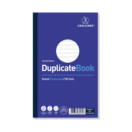 Challenge Carbonless Duplicate Book Ruled 210x130mm