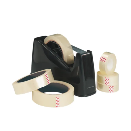 Q-Connect Black Tape Dispenser Extra Large for 25mm x 33/66m Tapes