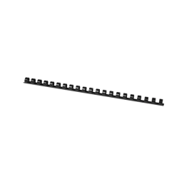 Q-Connect Comb Binding Rings 12mm Black Pk 100