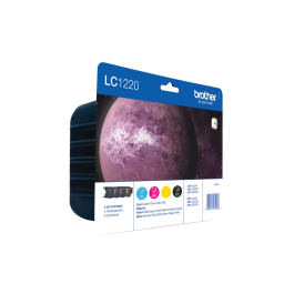 Brother LC1220 Multipack 4 Colour Ink Cartridges