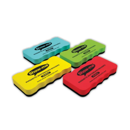 Show-me Magnetic Whiteboard Eraser Assorted Pack 4