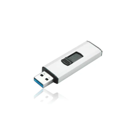 Q-Connect USB 3.0 Slider Flash Drive Silver/Black