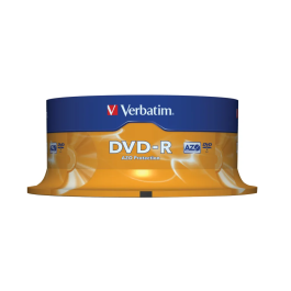 Verbatim DVD-R Colour 16x 4.7GB Spindle 25