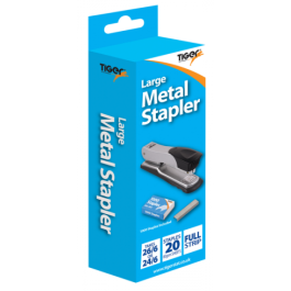 Tiger Large Full Strip Metal Stapler Assorted