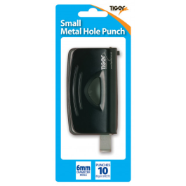 Tiger Small Metal 2 Hole Punch Assorted