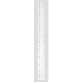 Tiger 30cm / 12inch Clear Shatter-Resistant Ruler
