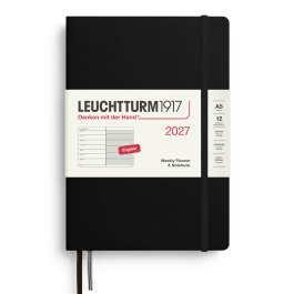 Leuchtturm 2027 A5 Hardcover Weekly Planner & Notebook