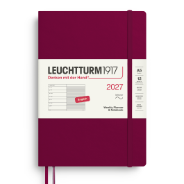 Leuchtturm 2027 A5 Softcover Weekly Planner & Notebook