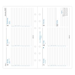 Filofax 2027 Personal Week On Two Pages Appointments Horizontal Diary Refill