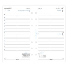 Filofax 2027 Personal Day Per Page Appointments Diary Refill
