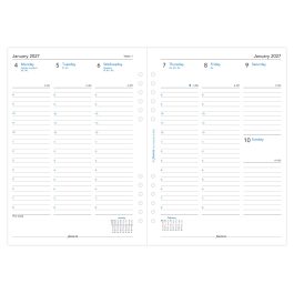 Filofax 2027 A5 Week On Two Pages Multi-Fit Diary Refill