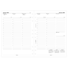 Filofax 2027 Deskfax Week On Two Pages Appointments Diary Refill