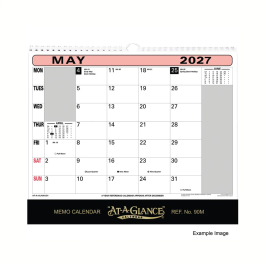 At-A-Glance 2027 Wall Calendar 90M27