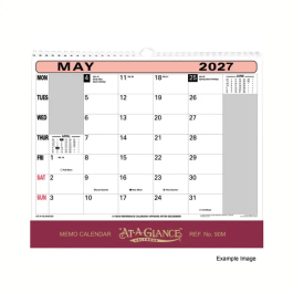 At-A-Glance 2027 Wall Calendar 90M27