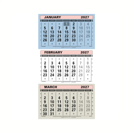 At-A-Glance 2027 3 Monthly Calendar TML27