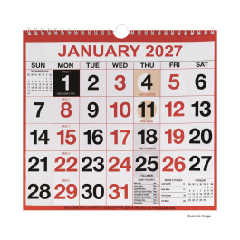 Q-Connect 2027 Wirebound Month To View Calendar